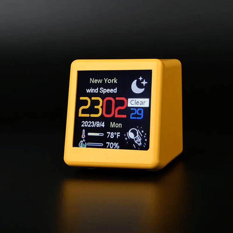 Mini Weather Station Display with MCU Wemos D1 mini and Tft Diplay St7789 240x240 Pixels